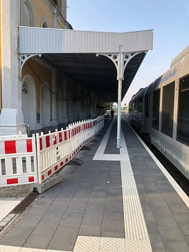 Bahnhof Dach © Stadt Grimma