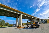 Baustart Autobahnbrücke