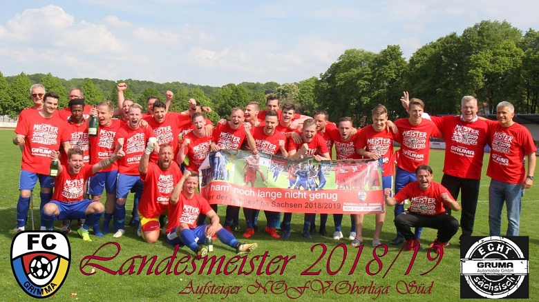FC Grimma ist Landesmeister 2018/2019
