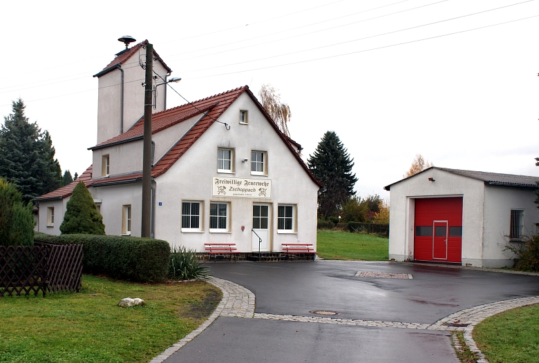 Feuerwehrgerätehaus in Zschoppach