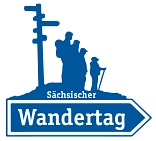 Logo Sächsischer Wandertag blau © Sächsisches Landeskuratorium