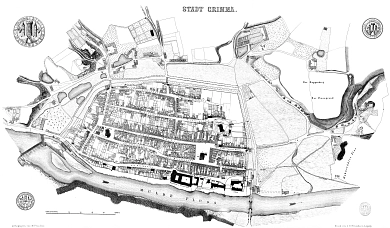 Karte 1850 © Archiv Stadt Grimma
